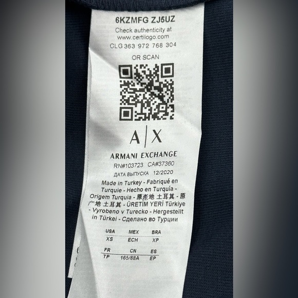 Armani Exchange CREW NECK SWEATSHIRT - Picture 10 of 10